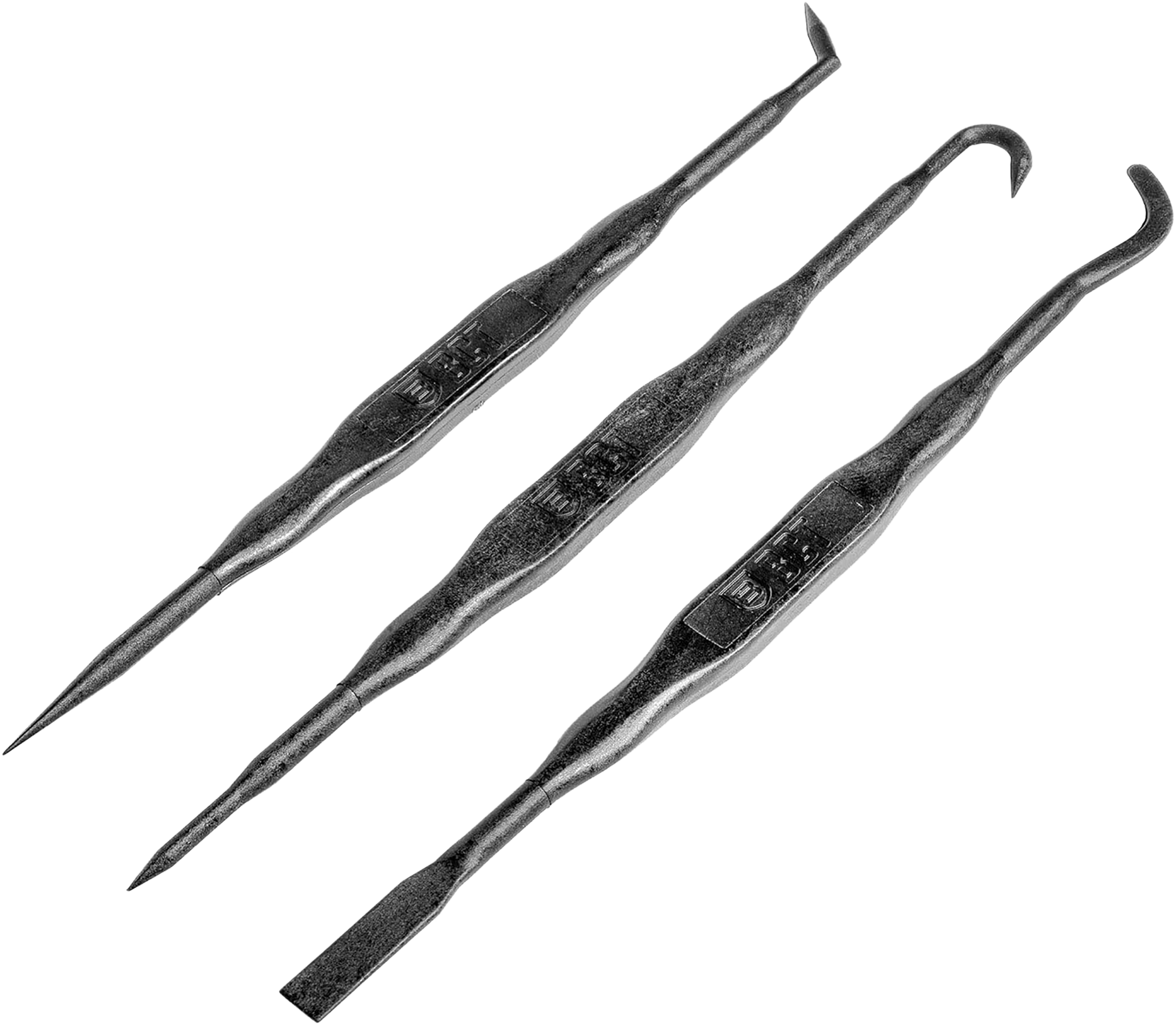 Breakthrough Clean BTFRPP-3PK Double Ended Fiber Picks Black Firearm Universal Cleaning Carbon Build-up from Grooved Areas 3 Pack