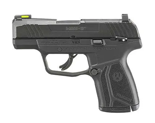 RUGER MAX-9 9MM PSTL 3.2" OPT RDY BLK SLD/BLK FRM 10+1