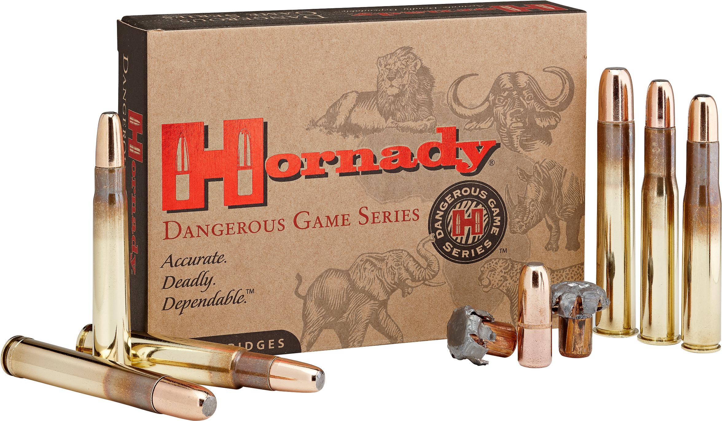 Hornady 82336 Dangerous Game  375Ruger 300gr DGX Bonded 20 Per Box/6 Case