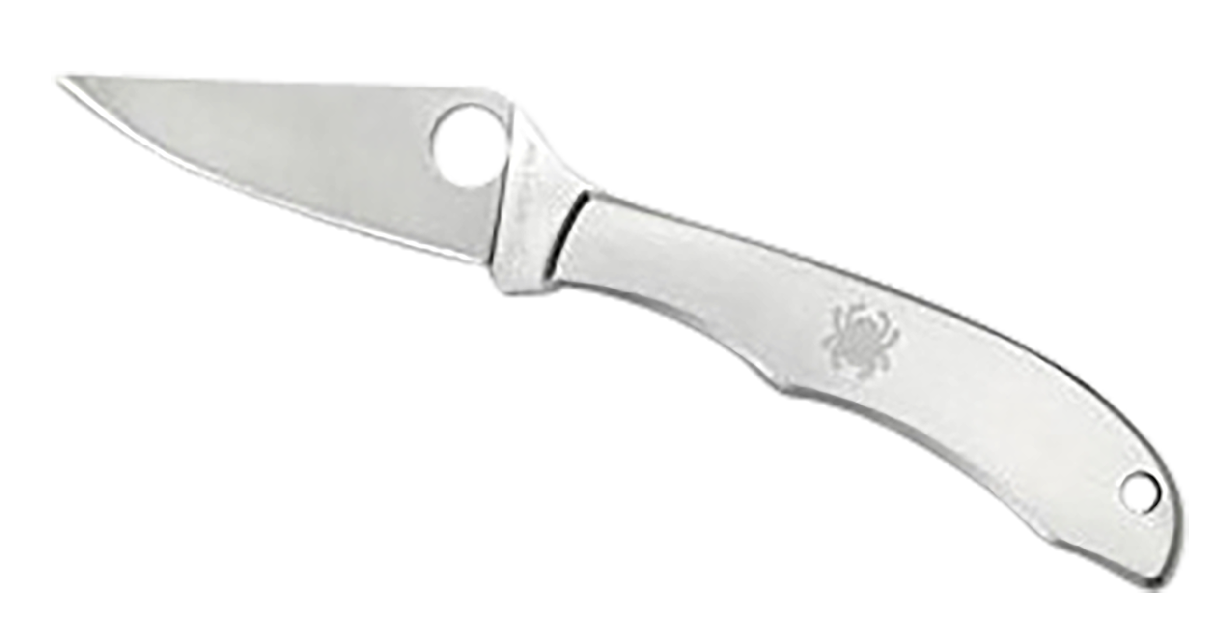 Spyderco C137P Honeybee 1.63" Folding Plain Satin 3Cr13MoV SS Blade/ Satin Stainless Steel Handle