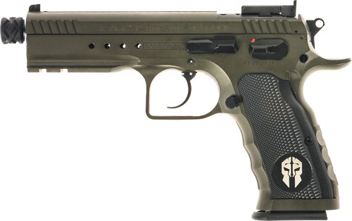 TANFOGLIO TACTICAL PRO 9MM 4.9" 17/20RD STEEL THREADED
