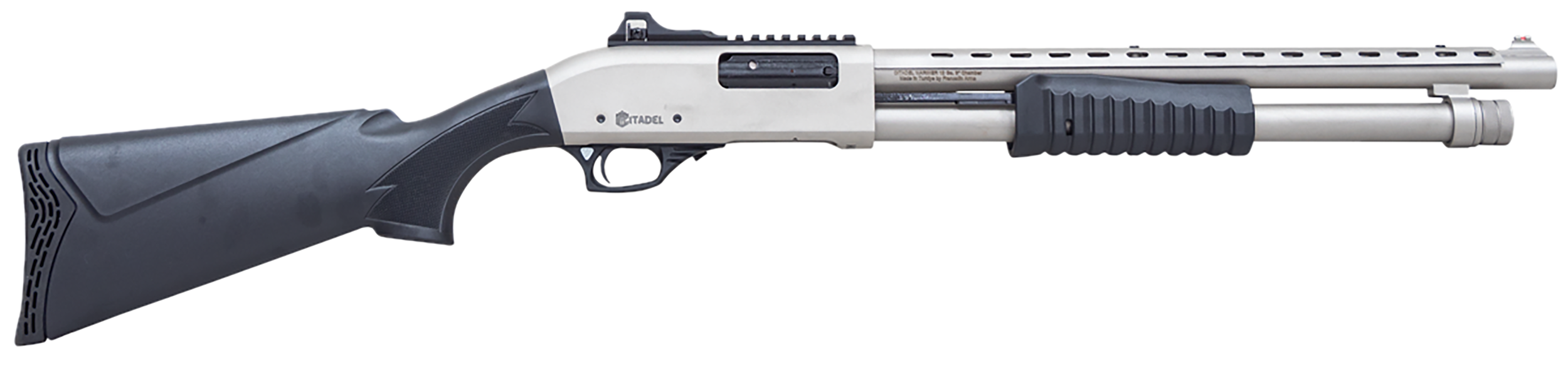 Citadel FRMN1220SYN Mariner  12 Gauge Pump 3" 4+1 18.50" Black Full Heat Shield Barrel, Black Picatinny Rail Steel Receiver, Fixed Black Synthetic Stock