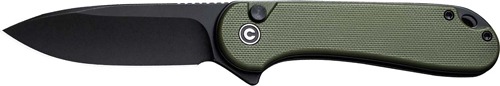 CIVIVI KNIFE ELEMENTUM II 2.96 " OD GREEN G10/BLK CLAM PACK