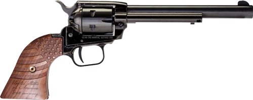 HERITAGE 22LR 4.75" FS BLUED 250TH ANV. WOOD GRIPS