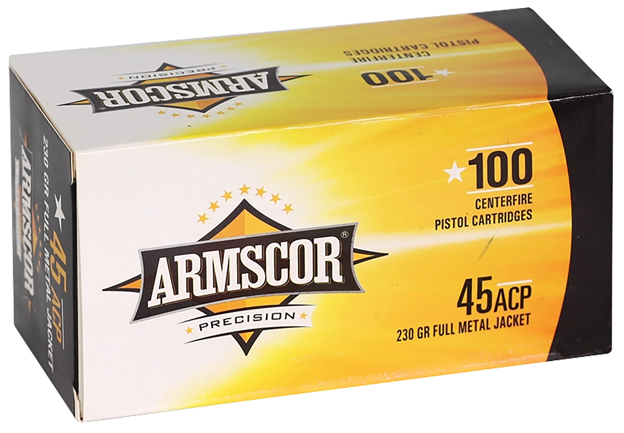 Armscor 50443 Precision Value Pack 45ACP 230gr Full Metal Jacket 100 Per Box/12 Case