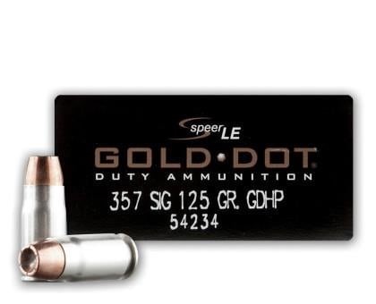 CCI GLD DOT 357SIG 125GR GDHP