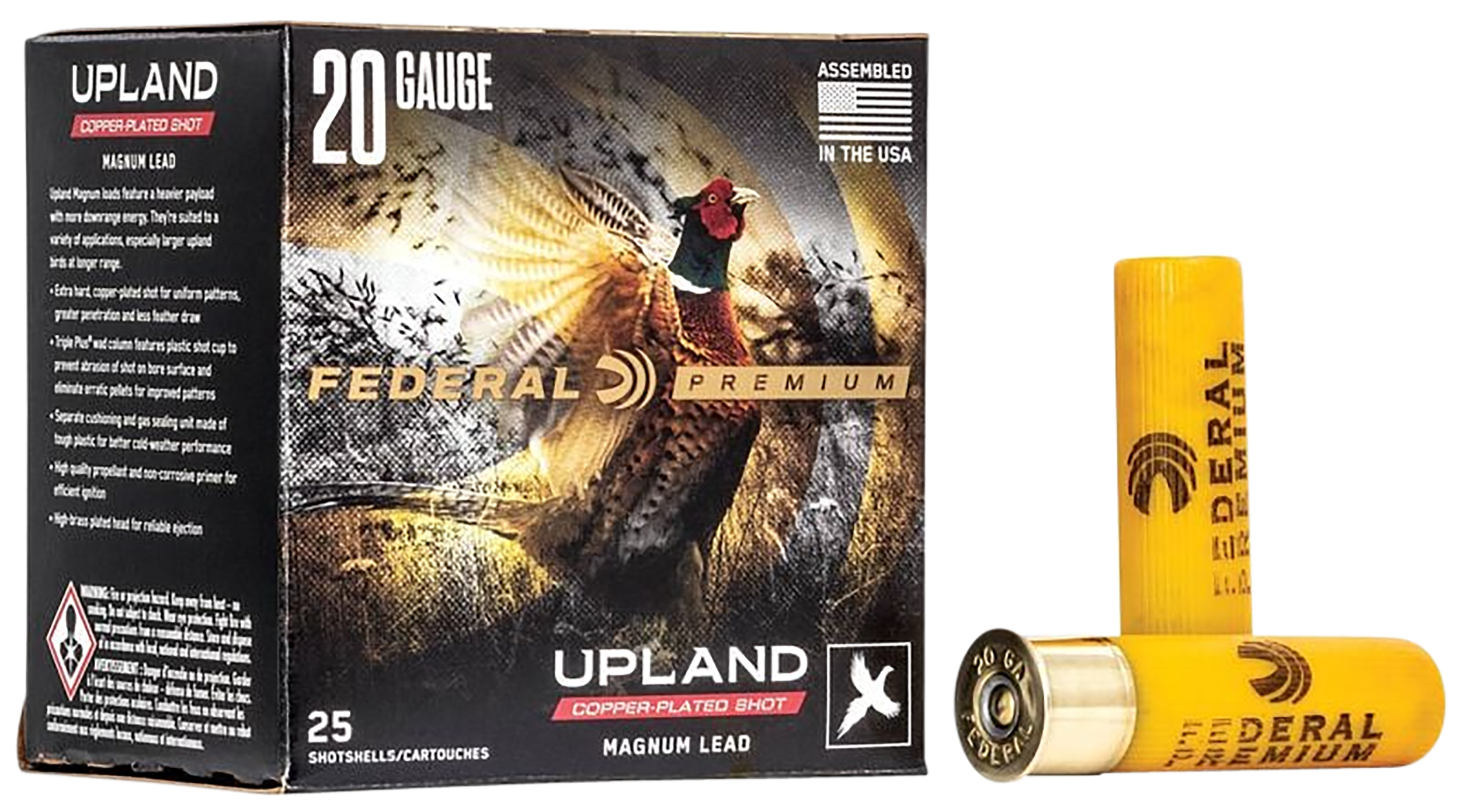 Federal P2585 Premium Wing-Shok Magnum 20Gauge 3" 1 1/4oz 5Shot 25 Per Box/10 Case