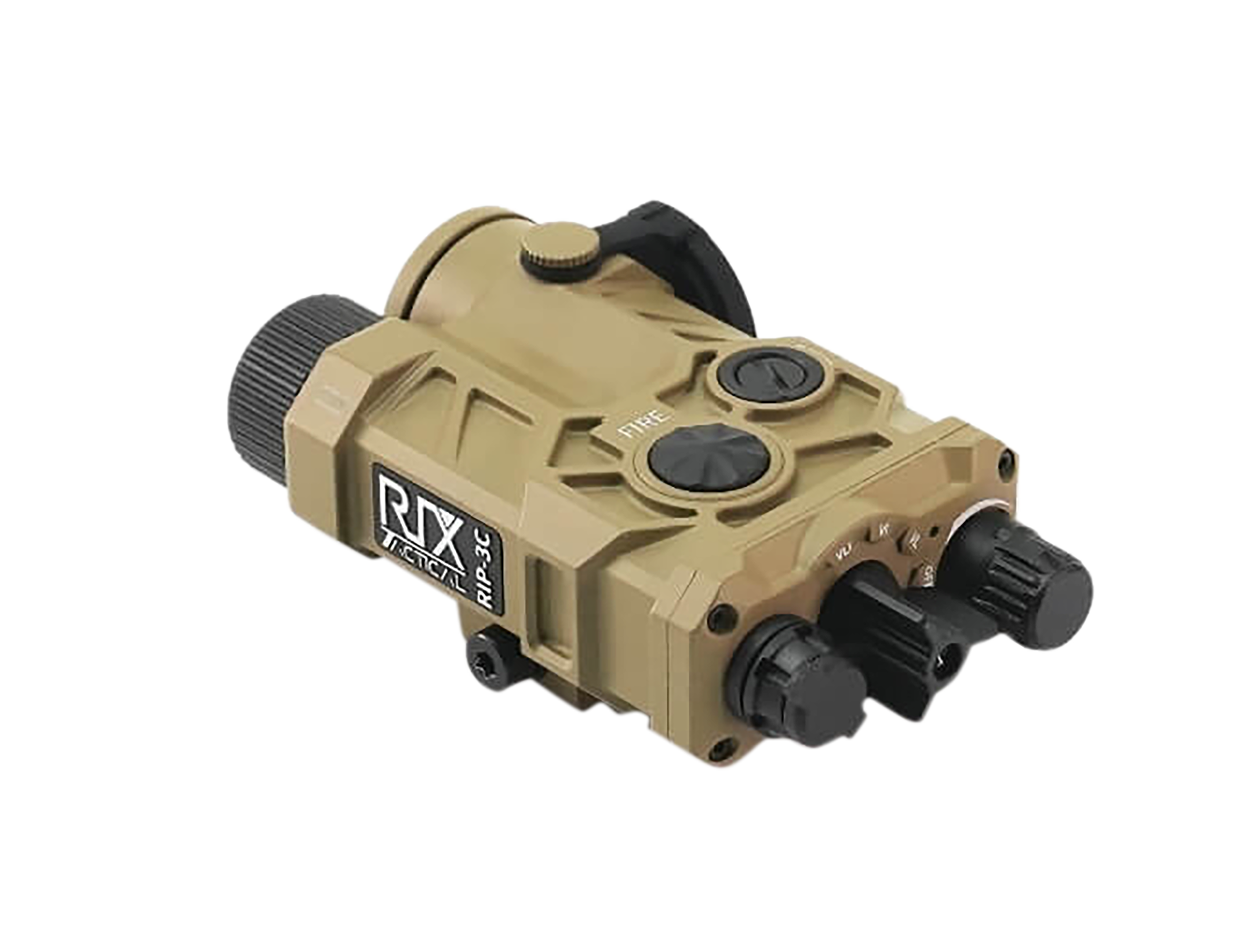 Rix Optics (visir Inc) RIP-3CTG RIP-3C Tan Aluminum, Picatinny Rail Mount