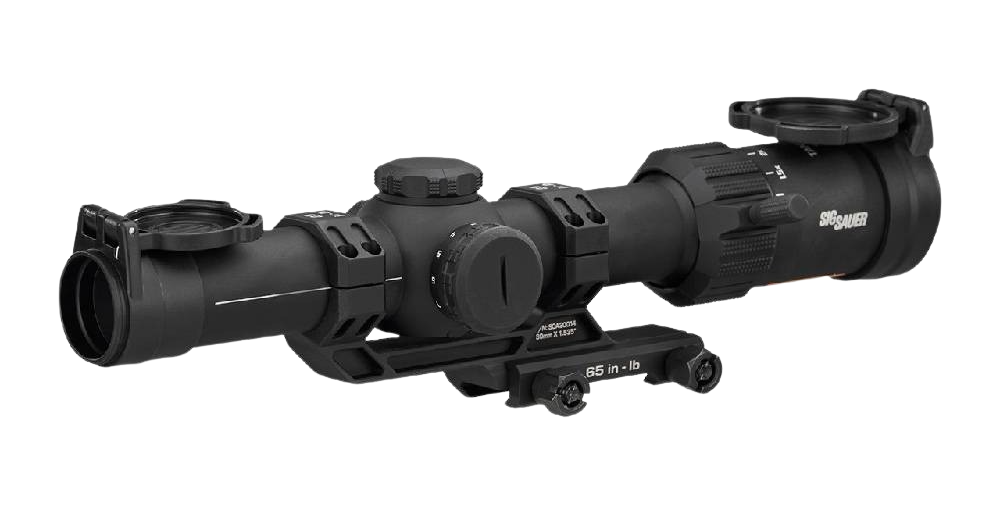 Sig Sauer Electro-Optics SOTM61003 Tango-MSR  Black 1-6x24mm, 30mm Tube Illuminated Hellfire Reticle