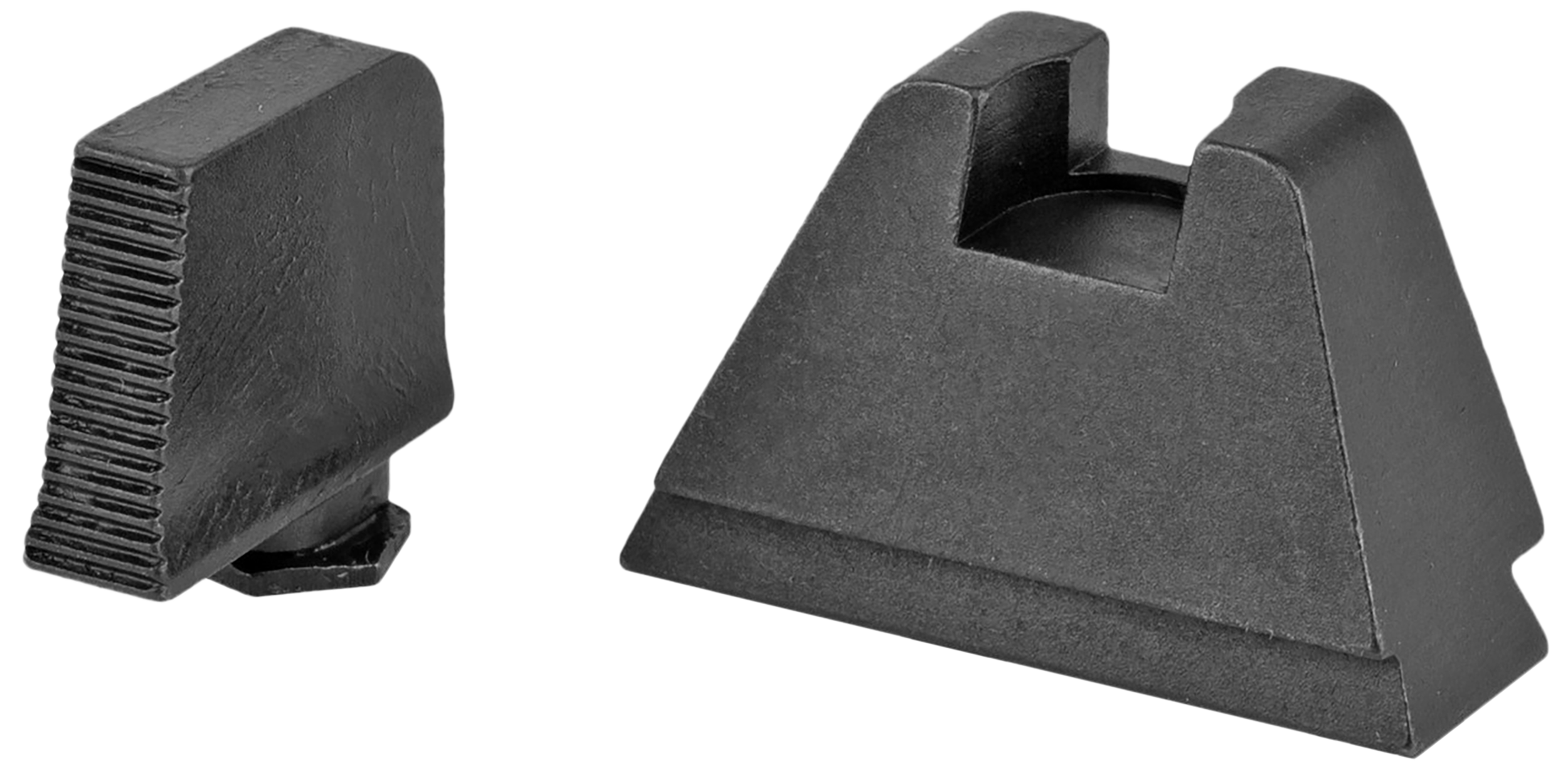 AmeriGlo GL506 Optic Compatible Sight Set for Glock 3XL Tall Serrated Front Sight-Black Rear Sight