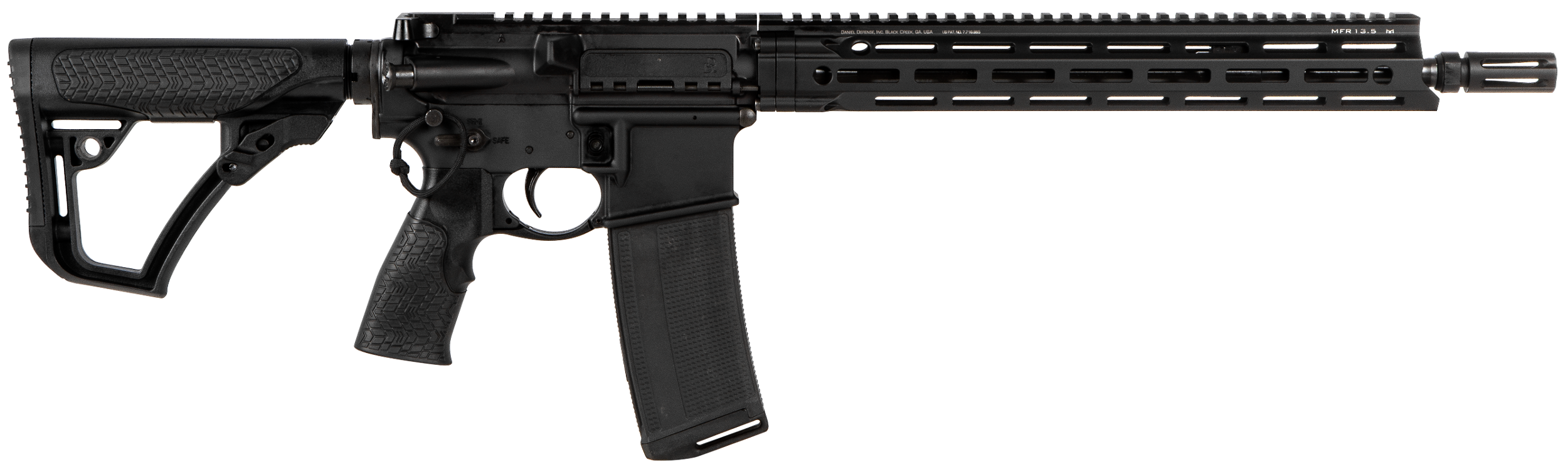 Daniel Defense 0212815049055 DDM4 V7 SLW *CA Compliant 5.56x45mm NATO 14.50" 10+1 Black Hard Coat Anodized 6 Position w/SoftTouch Overmolding Stock
