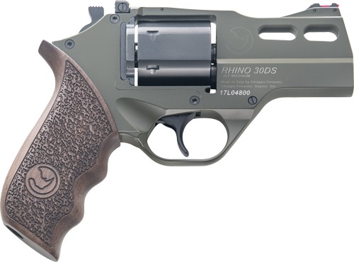 CHIAPPA RHINO 30SA 357MAG 3" ADJ. SIGHT ODG/WALNUT