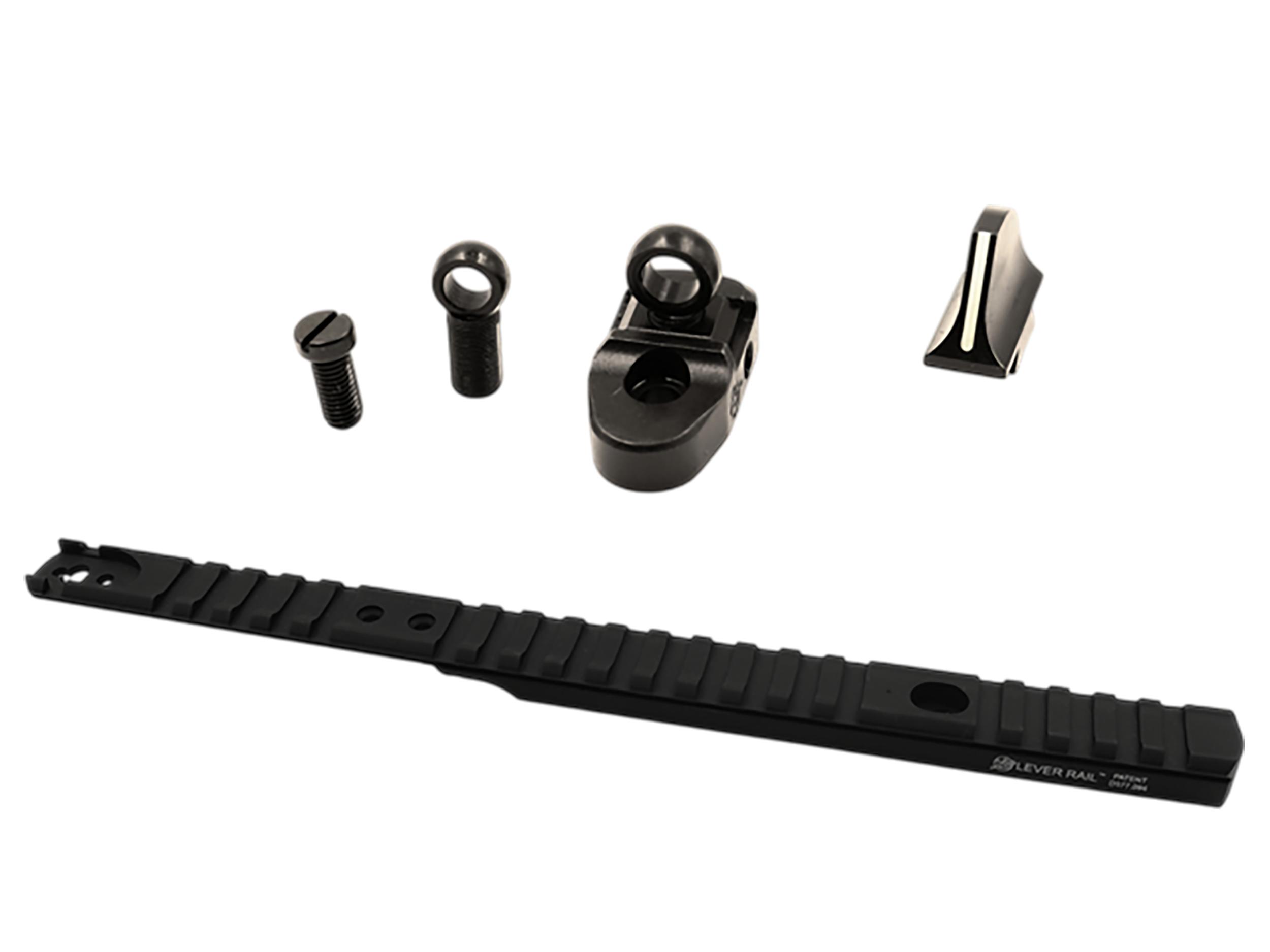 XS Sights HN10015 Henry Optic Mounts & Ghost Ring Sight Sets Black Anodized Aluminum/Steel Fits Henry 45-70 Lever Action