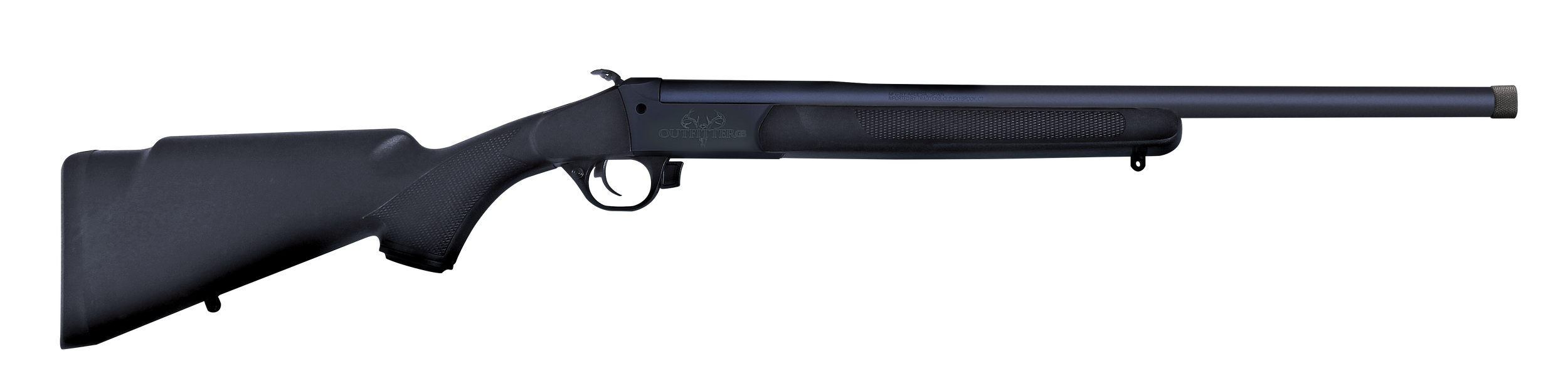 Traditions CR350030W Outfitter G3 35 Whelen 22" Drilled & Tapped Receiver Black Synthetic Stock