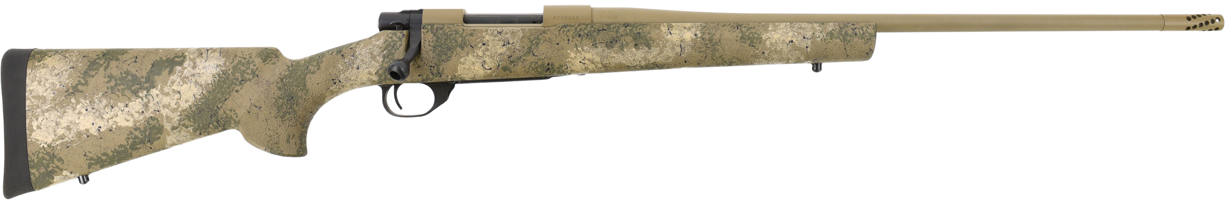 Howa HMFN350LPR 1500 Fence Line 350 Legend 5+1 16.25" Burnt Bronze Cerakote Threaded Barrel, Burnt Bronze Cerakote Drilled & Tapped Receiver, Prairie Reaper Camo Fixed Synthetic Stock, Right Hand