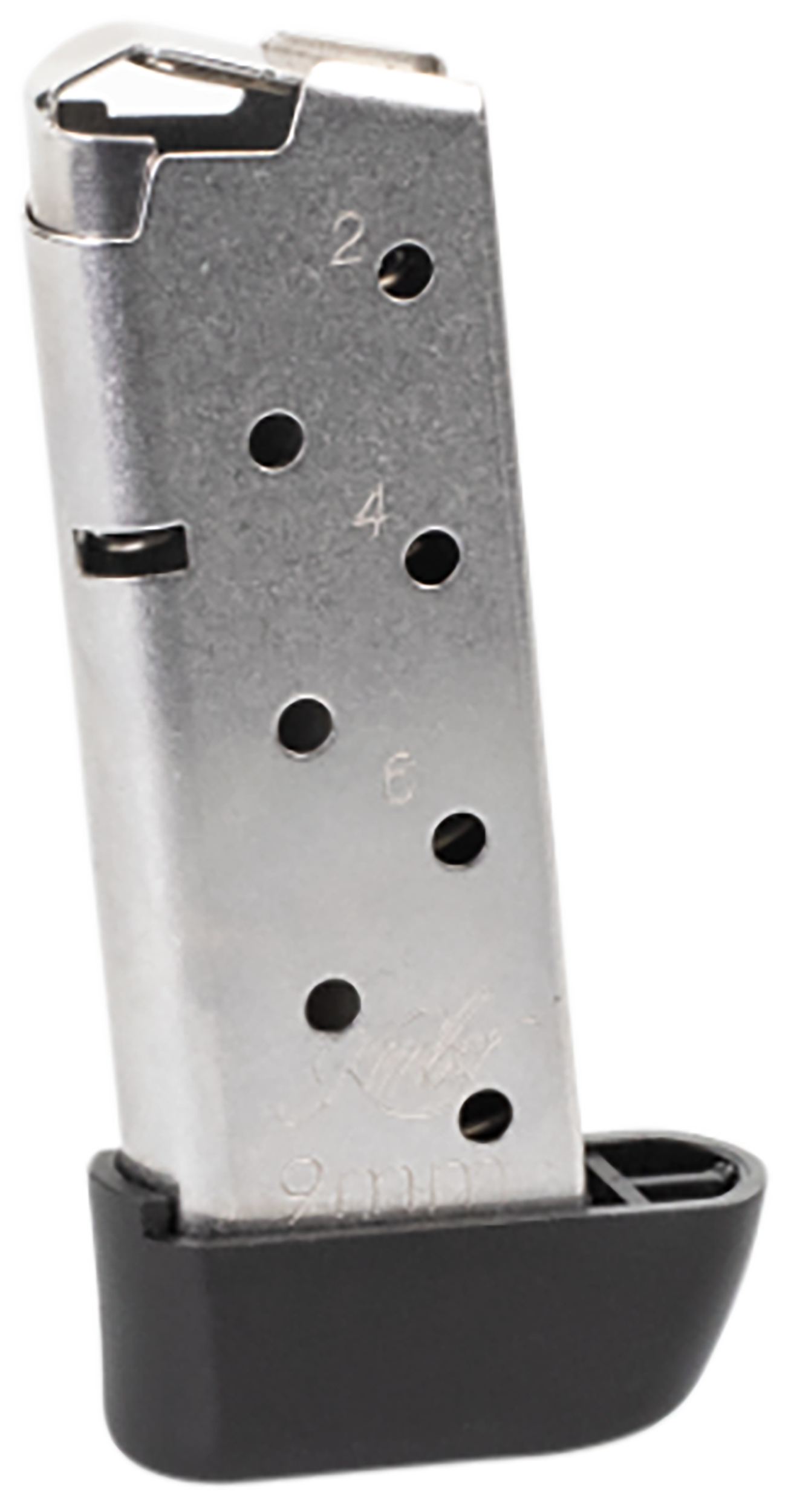 Kimber Mfg, Inc 1200845A Micro 9 7rd Extended 9mm Luger Silver Stainless Steel