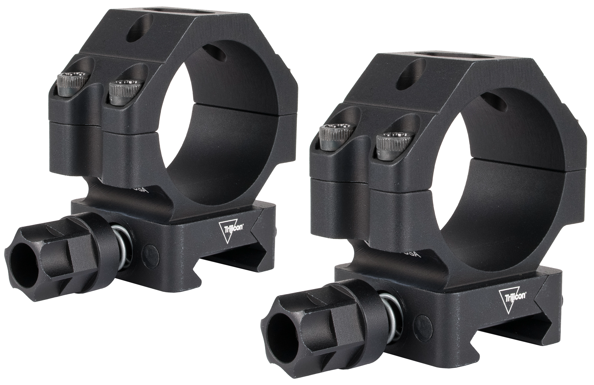 Trijicon AC22068 Scope Rings with Q-LOC Technology  Matte Black  34mm Low