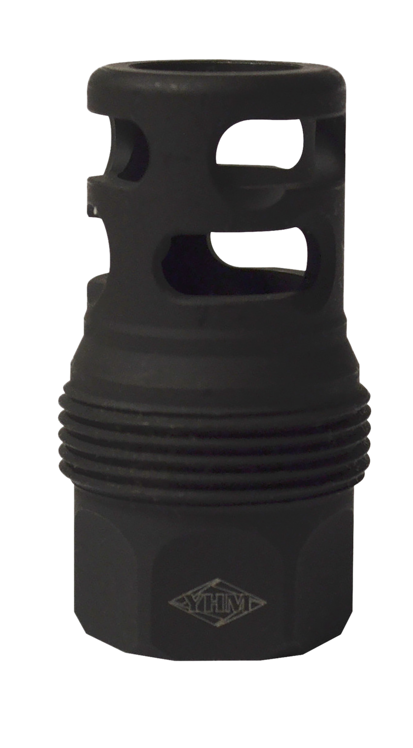 Yankee Hill 4445MB24B sRx Q.D. Muzzle Brake Short Black Phosphate Steel with 11/16"-24 tpi for sRx Adapters