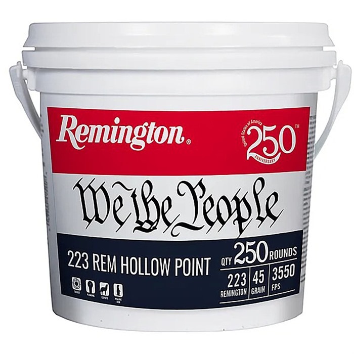 Remington We The People 223 Rem 55gr FMJ 250rd Bucket
