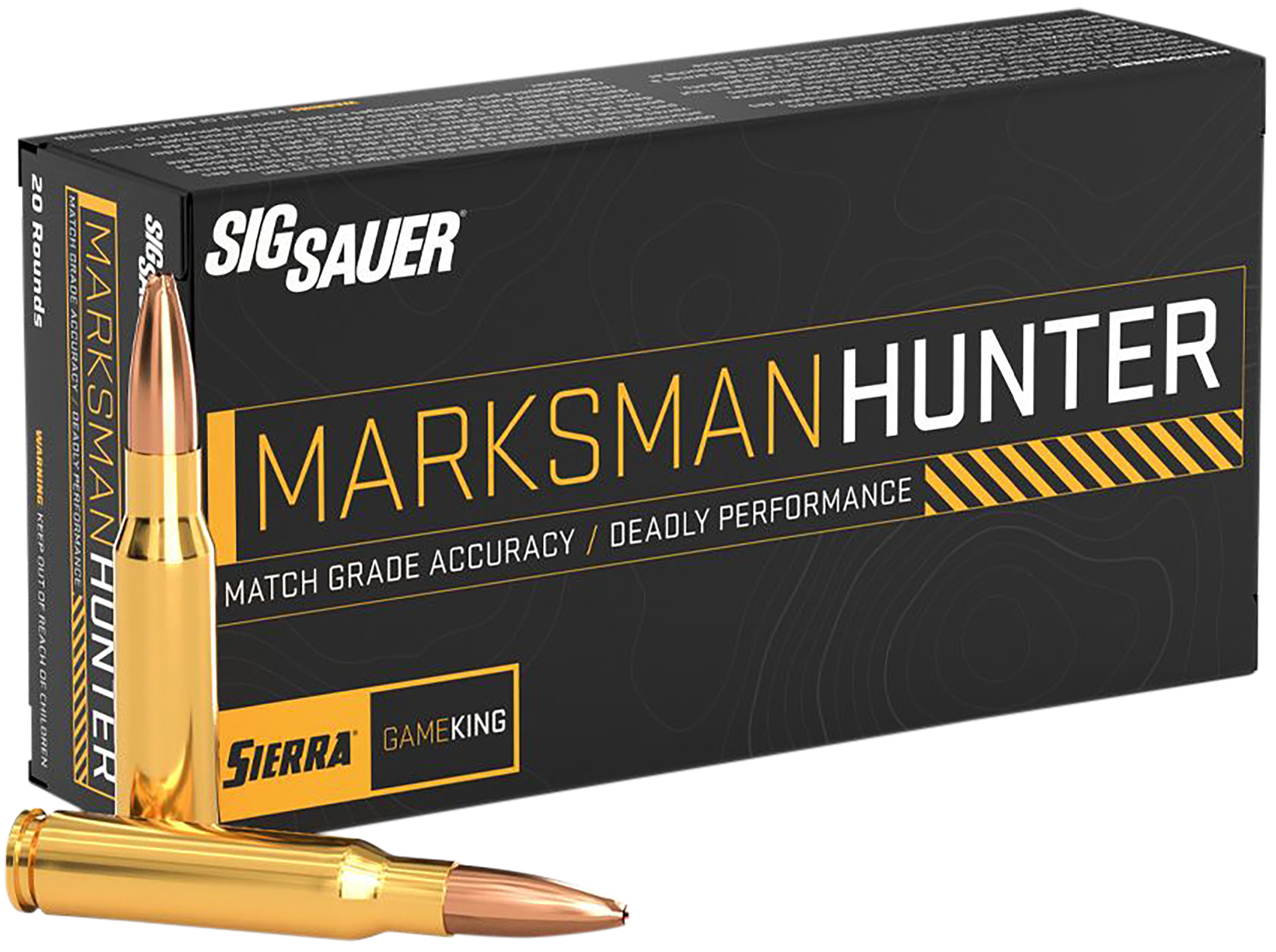 Sig Sauer E65CMGK13020 Marksman Hunter  6.5Creedmoor 130gr 20 Per Box/10 Case