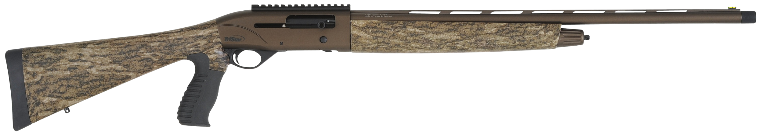 TriStar 24152 Viper G2 Turkey 20 Gauge 3" 5+1 24" Barrel, Bronze Cerakote Receiver, Mossy Oak Bottomland Fixed Pistol Grip Stock, Includes 4 MobilChoke