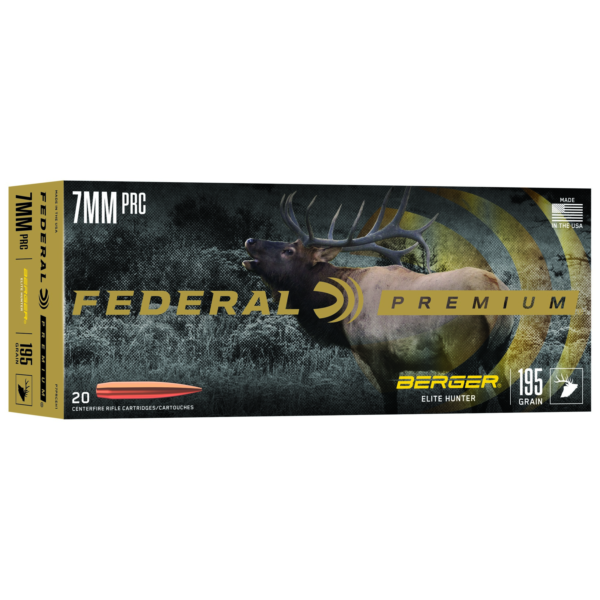 Federal BackCountry Berger Elite Hunter 7mm PRC 195gr 20rd Box