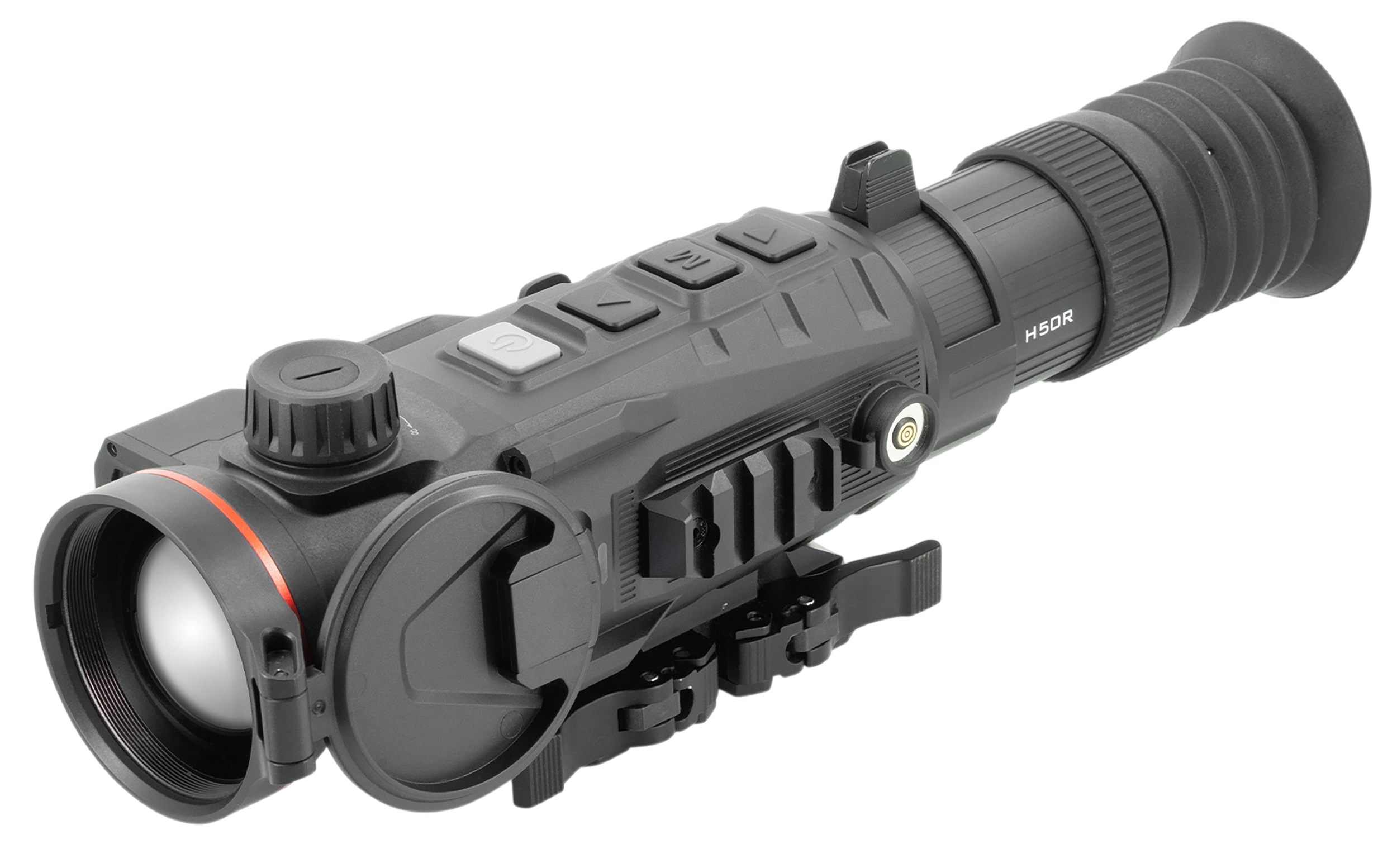 Nocpix RICO2H50R RIco 2 H50R LRF Thermal Weapon Sight Black 3x50mm Multi- 1 DIY/1 Dynamic/6 Static Reticle, 640x512, 12 Microns, 60 Hz Resolution, Zoom Digital 8x