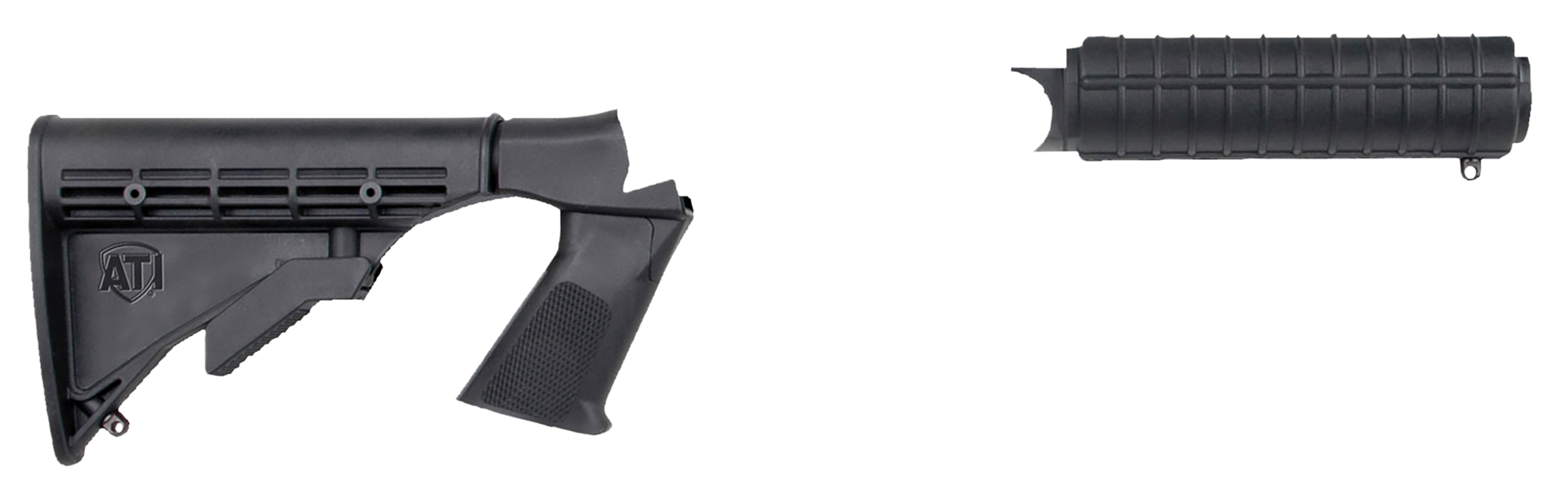 Advanced Technology HRN4100 Shotforce Stock Package Pistol Grip Style Black Synthetic & Ribbed Forend for H&R, New England