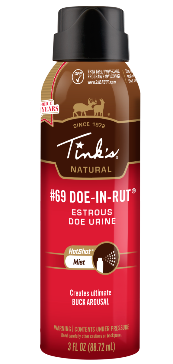 Tinks W5310 #69 Hot Shot Deer Attractant Doe In Estrus Scent 3 oz Aerosol