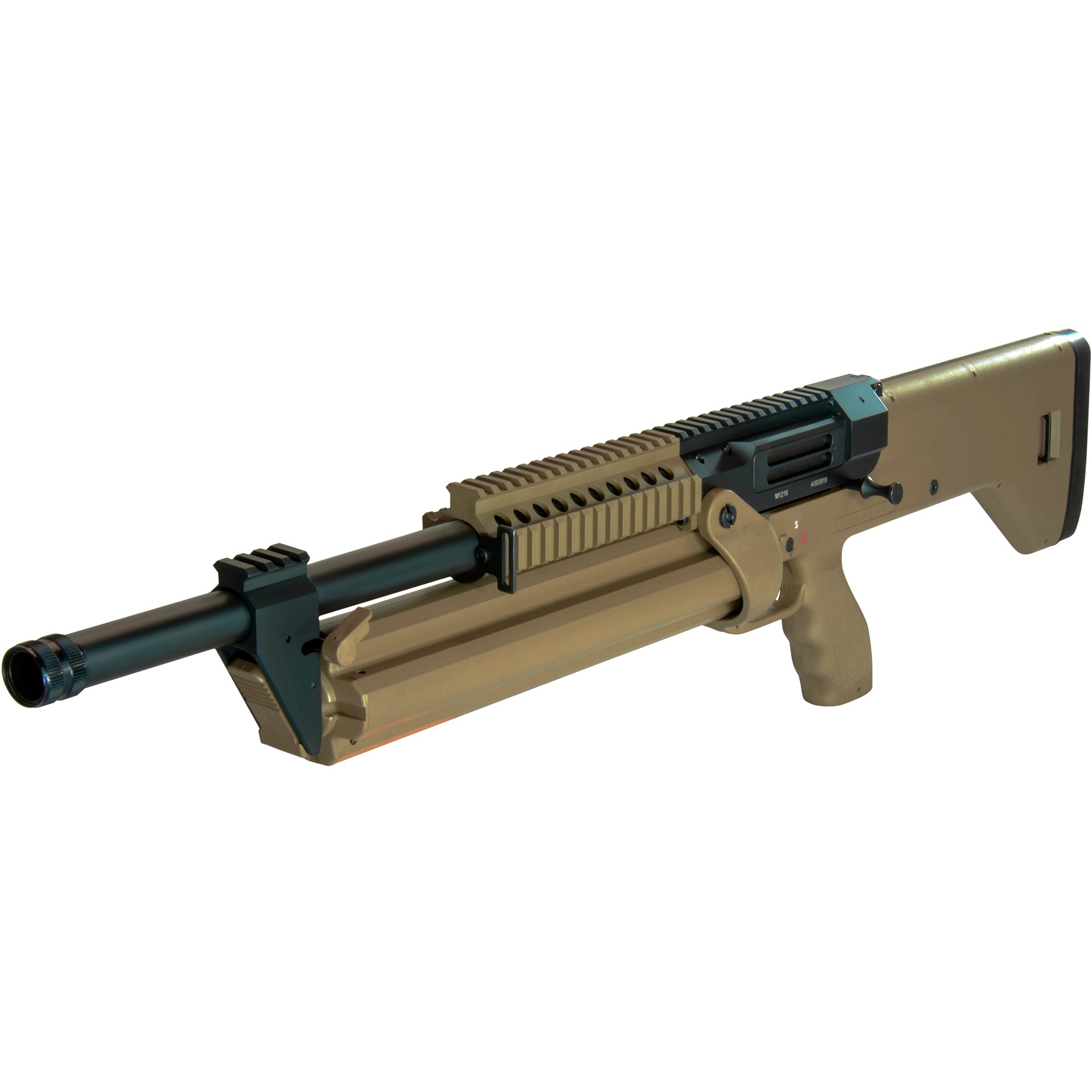 SRM 1216 18.5" 12GA 16RD FDE