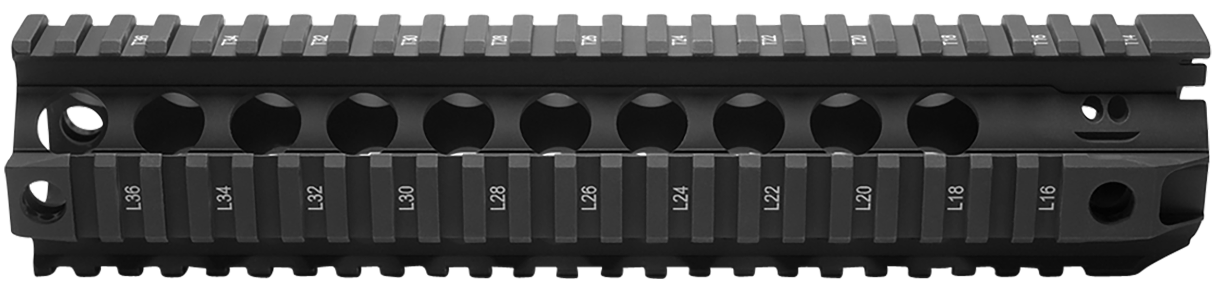 BCM QRF10556BLK QRF Handguard 10" Free-Floating Style Made of Aluminum with Black Anodized Finish & Picatinny Rial for AR-Platform