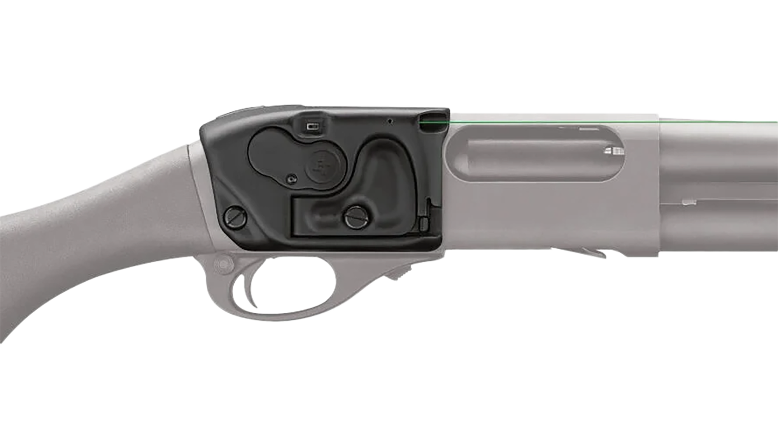 Crimson Trace 0181401 LaserSaddle  Remington 870/Tac-14, Green Laser