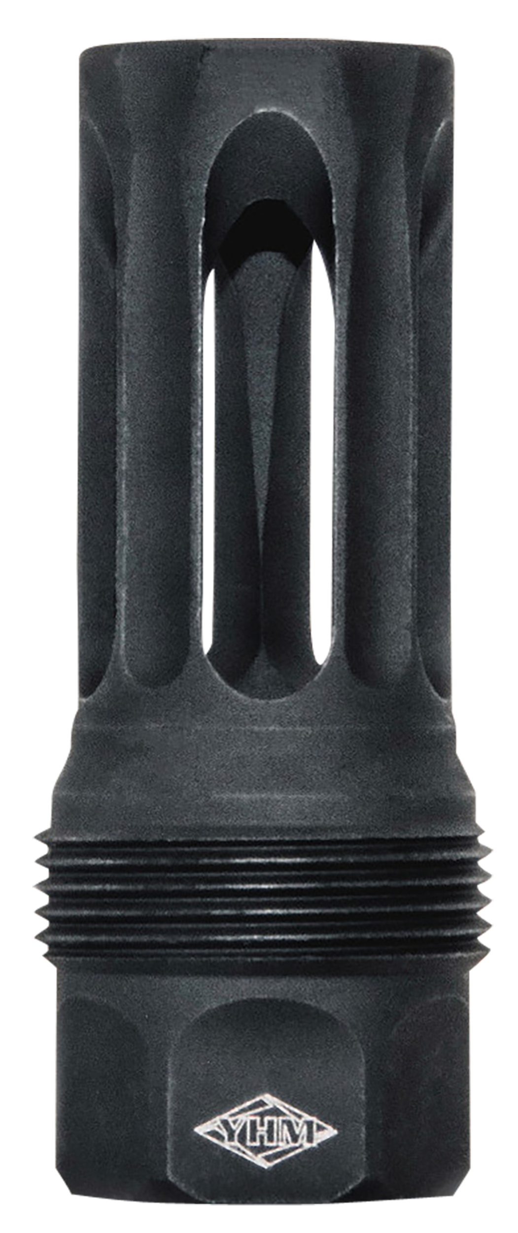 Yankee Hill 440524 sRx Q.D. Flash Hider Long Black Phosphate Steel with 5/8"-24 tpi, 9mm, 2.30" OAL & 9.375" Diameter for sRx Adapters