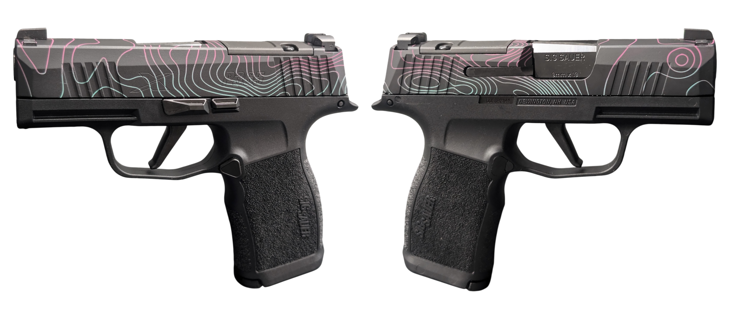 SIG SAUER P365X TOPO 9MM PSTL 3.1" BBL 2-12RD MAGS