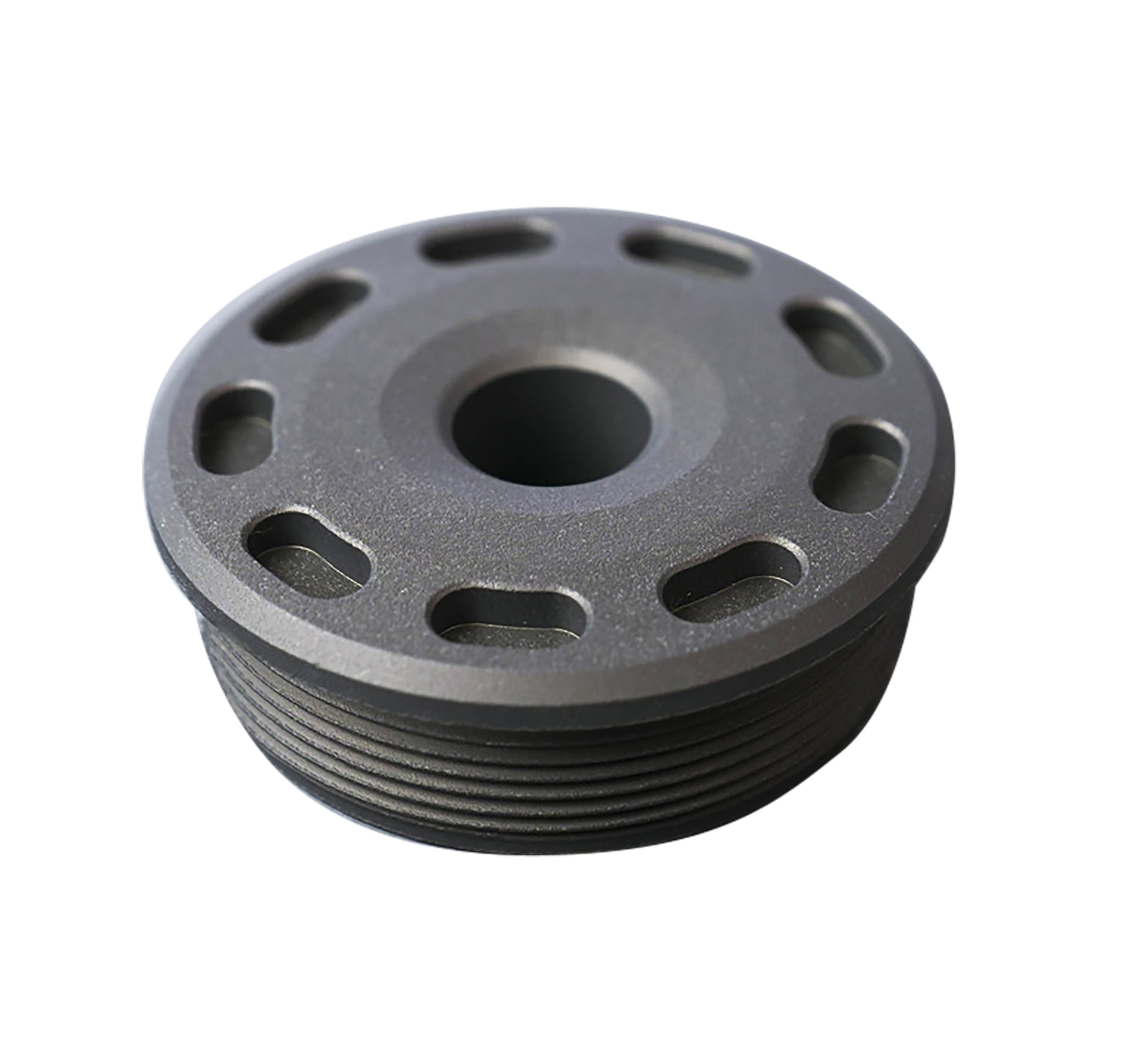 SilencerCo AC5390 Bravo Front Cap 30 Cal Fits Titanium Matte Black