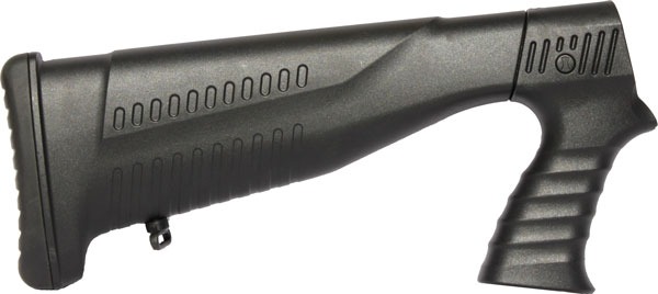 IVER JOHNSON STOCK 2-PC PISTOL GRIP PUMP&AUTO 12&20GA BLACK