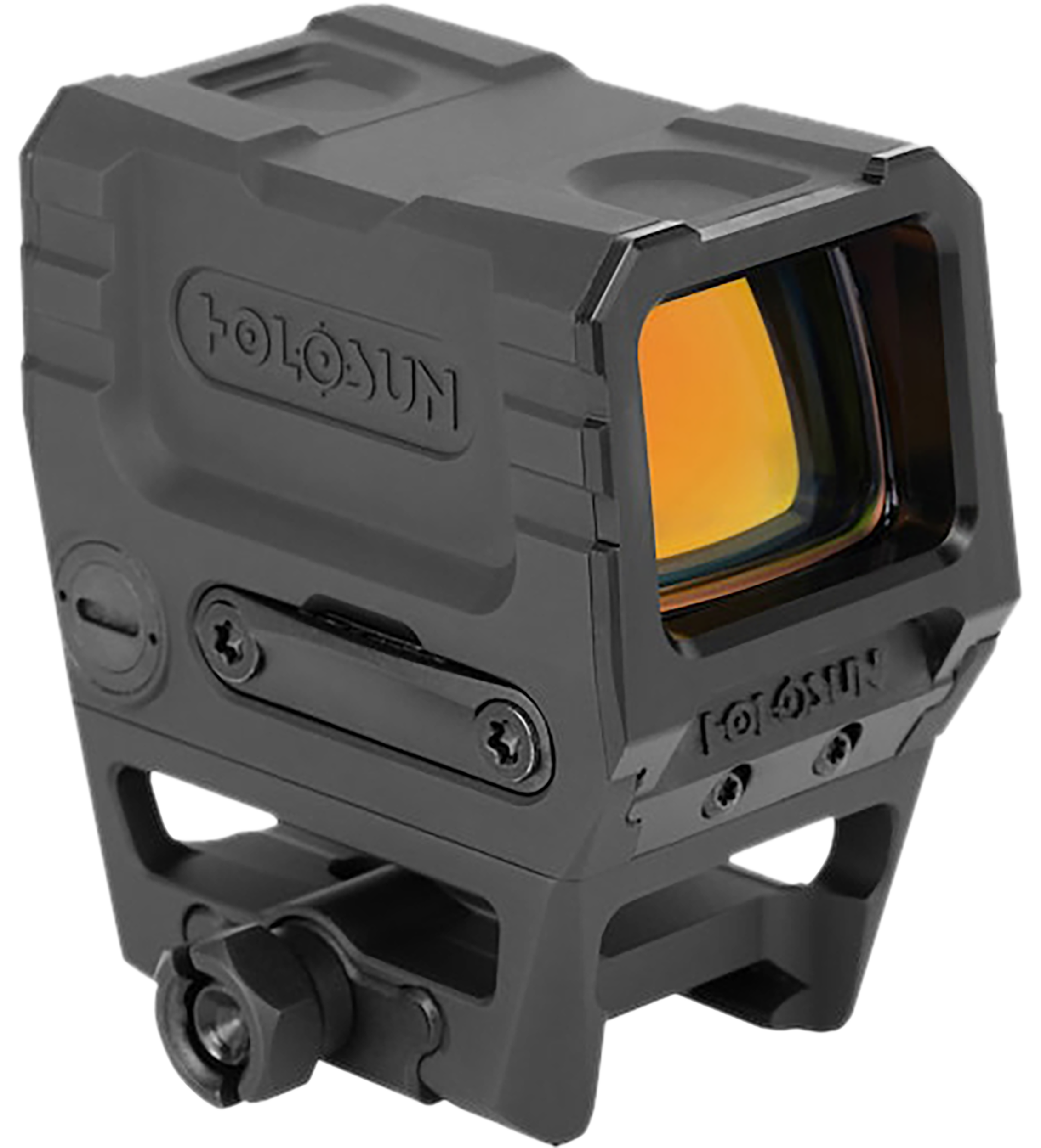 Holosun AEMSCOREX2GD   Black Anodized 1x 2 MOA Gold Dot Reticle