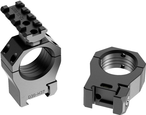 AUDERE SCOPE RINGS PSR 30MM GEN III W/LEVEL HIGH BLACK