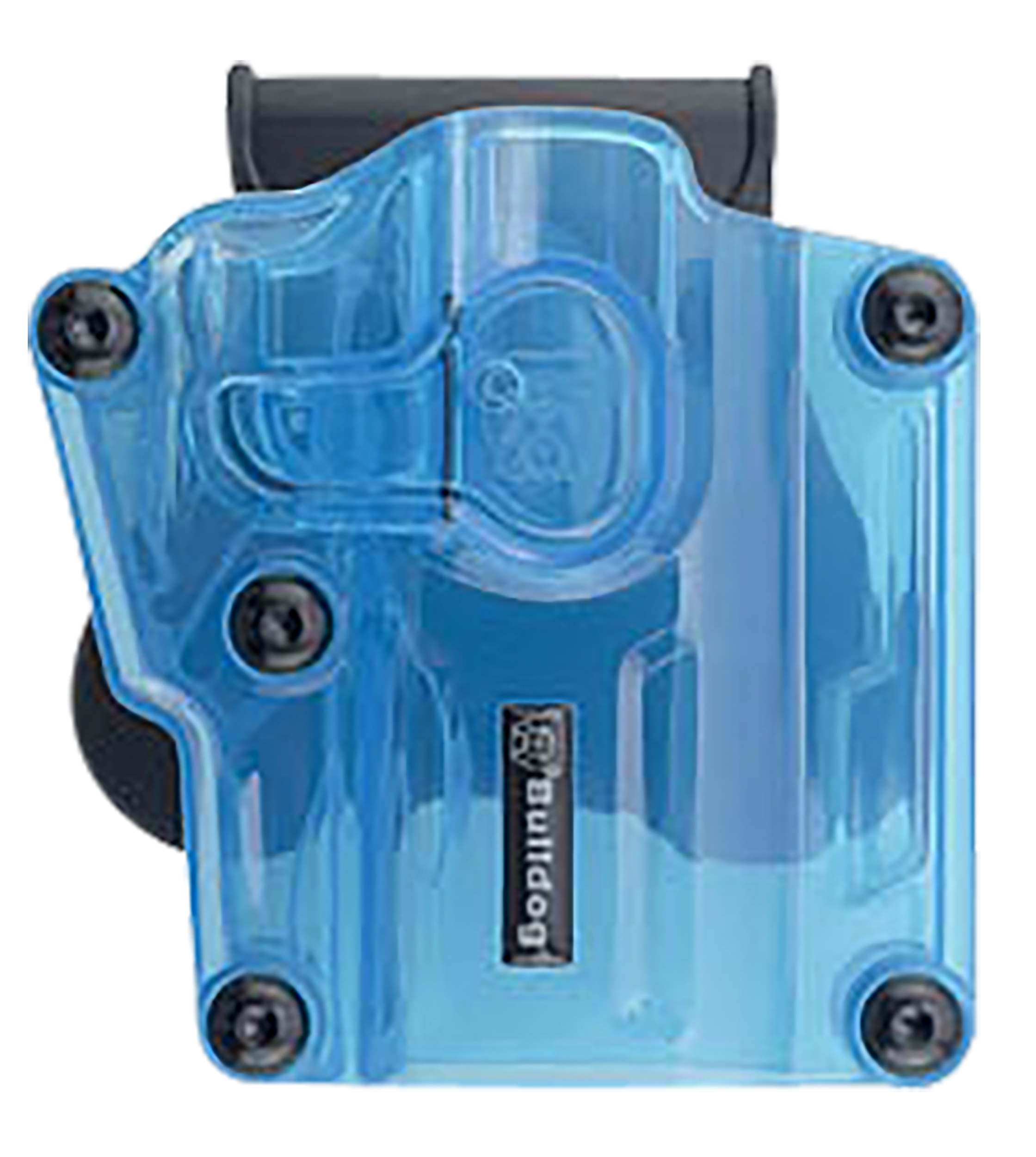 Bulldog MX005 Max Multi Fit OWB Transparent Blue Polymer Paddle Mount
