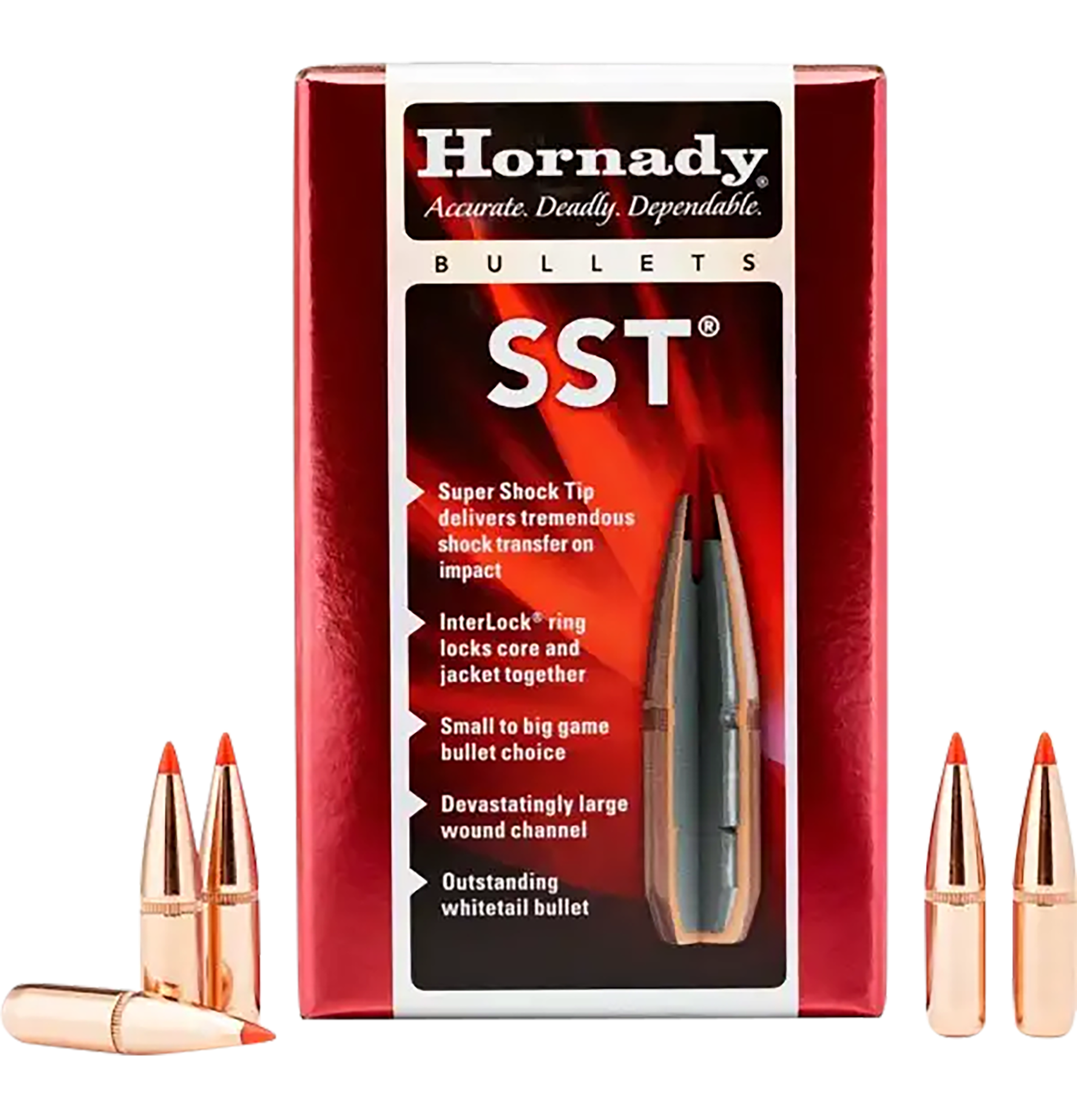 Hornady 33102 SST 338 Cal .338 200 gr Super Shock Tip 100 Per Box/ 15 Case