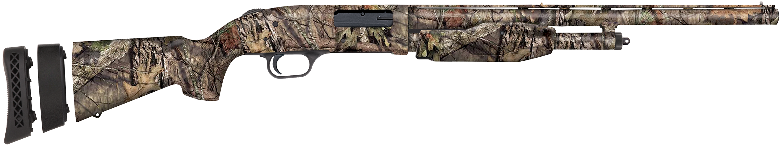 Mossberg 50497 510 Super Bantam Youth 20 Gauge 3" 3+1 Overall Mossy Oak Break-Up Country 18.50" Vent Rib Barrel, Steel Receiver Adj LOP Synthetic Stock, Right Hand, Accu-Set Choke