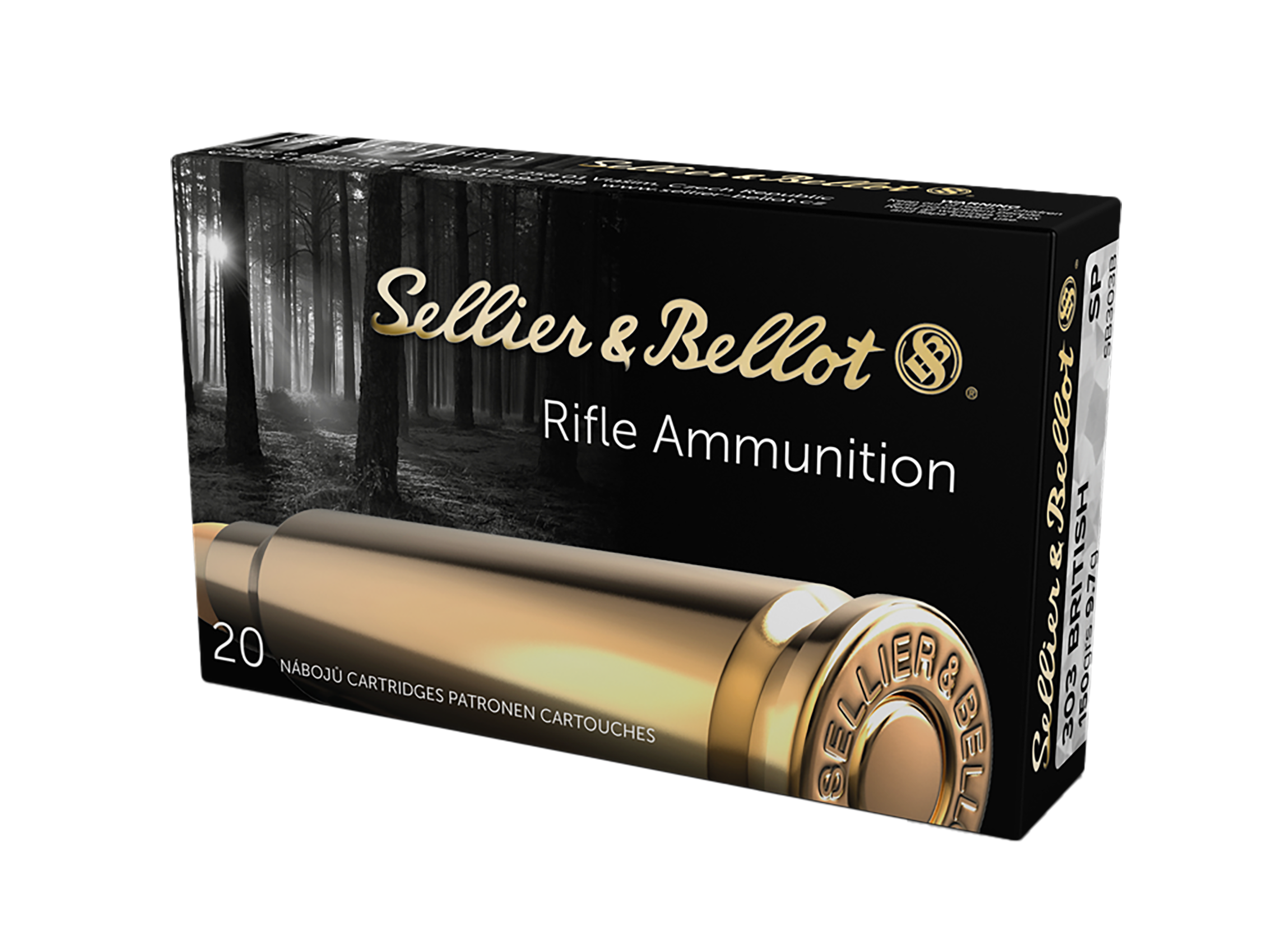 Sellier & Bellot SB303B Rifle 303British 150gr Soft Point 20 Per Box/20 Case