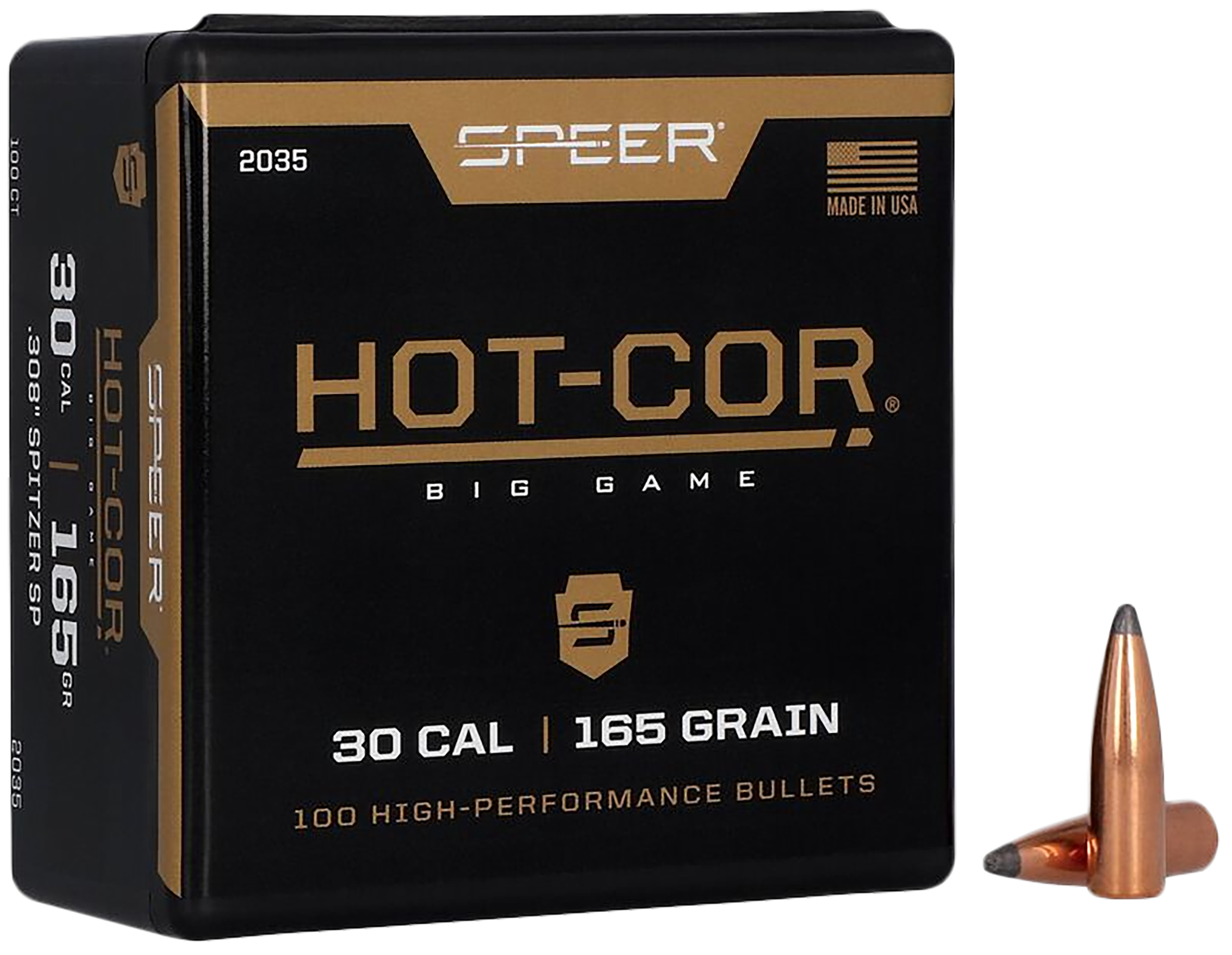 Speer 2035 Rifle Hunting Hot-Cor .308 165 gr Spitzer Soft Point