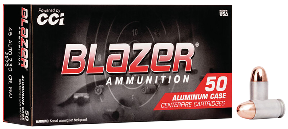CCI 3570 Blazer Handgun 45ACP 230gr Full Metal Jacket 50 Per Box/20 Case