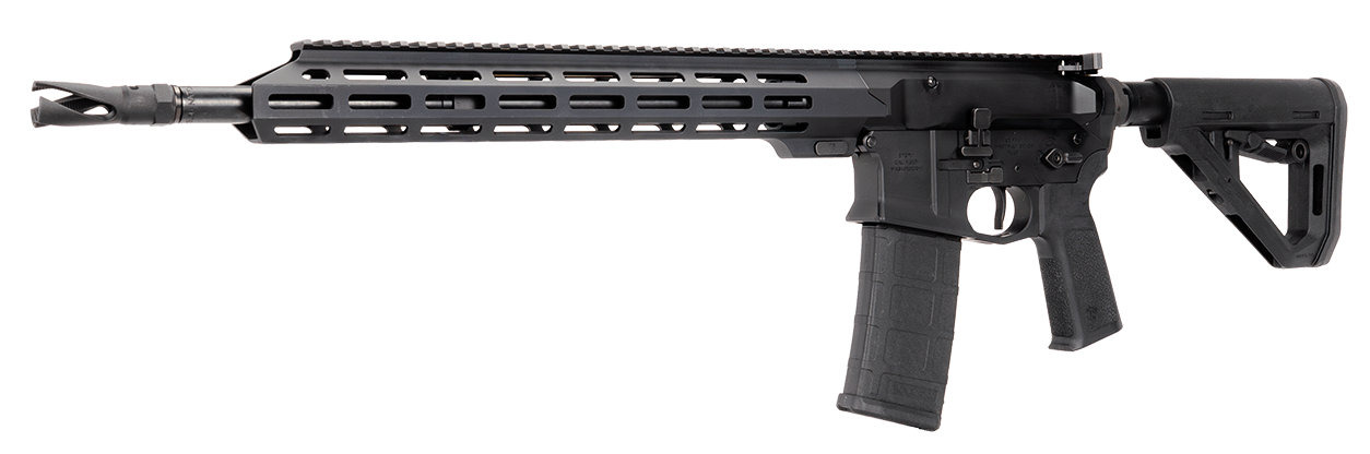 US Palm RI00010001AAN Cat4 Storm 5.56 NATO 30+1 16" Black Threaded Barrel, Matte Black Receiver w/Picatinny Rail, M-LOK Handguard, Adjustable Black Polymer Stock, Reduced Angle Grip, Ambidextrous