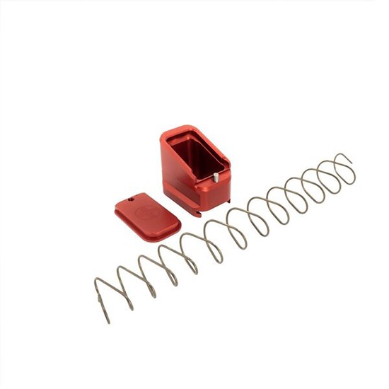 SHIELD ARMS CZ P10C/P07 +5/4 MAG EXTENSION RED