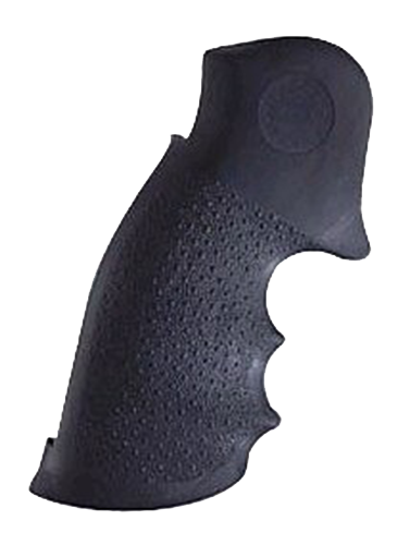 Hogue 66000 Monogrip Finger Grooves Black Rubber Fits Taurus Medium/Large Frame with Square Butt