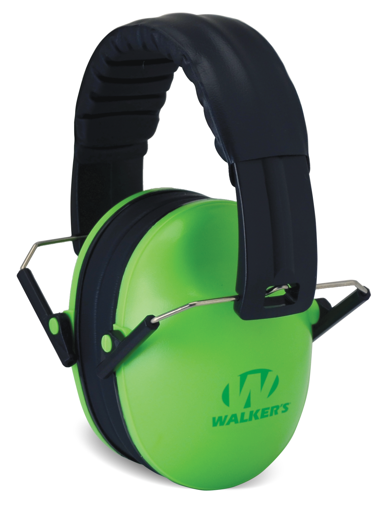 Walker's GWPFKDMLG Baby & Kids Folding Muff 23 dB Over the Head Lime Green/Black Polymer
