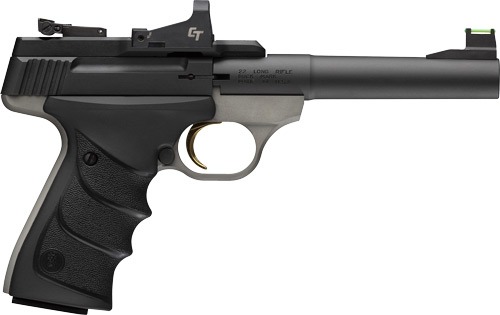 BROWNING BUCK MARK PRACTICAL 22LR 5.5" BLK/GRAY W/RED DOT*