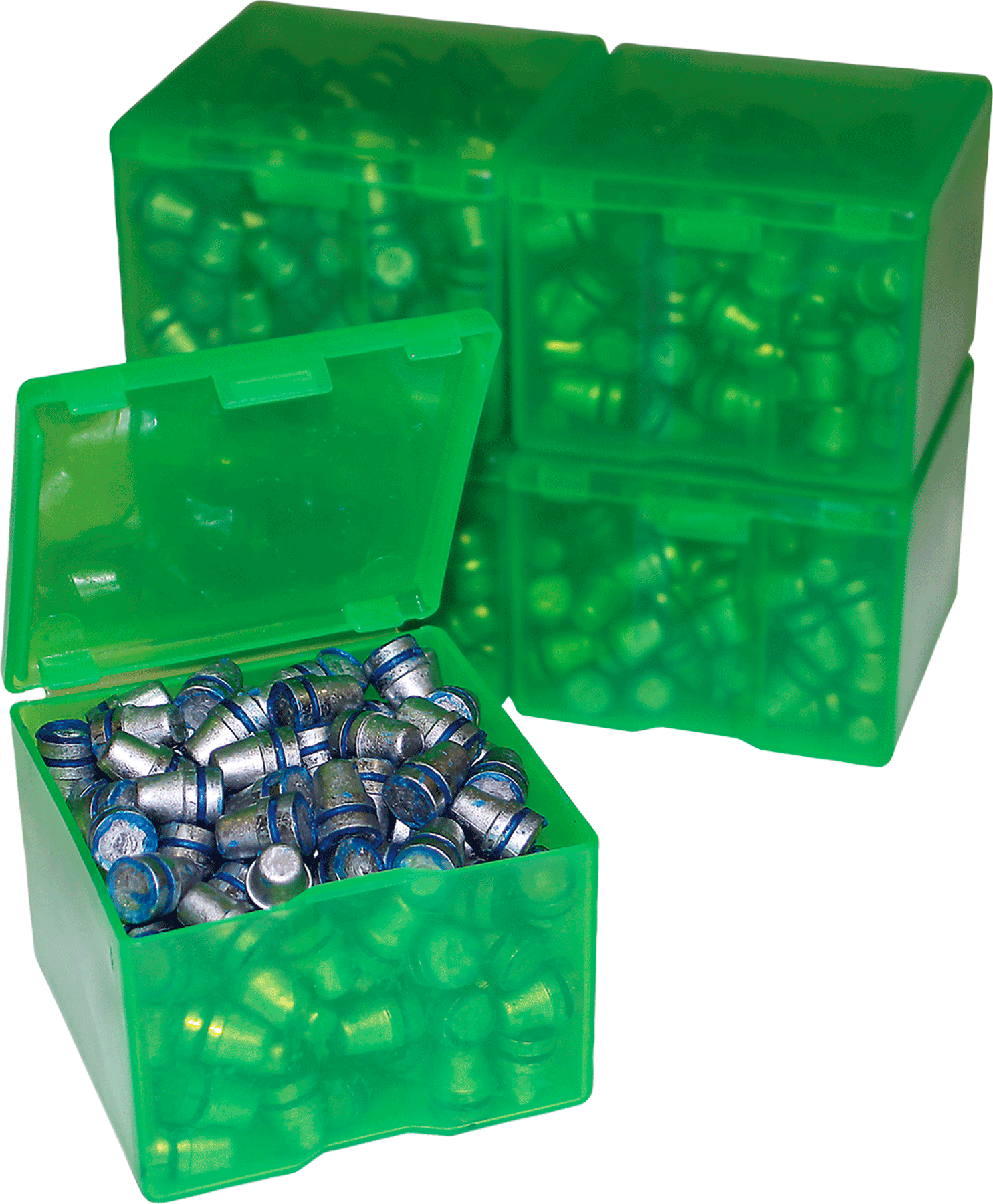 MTM Case-Gard CAST116 Cast Bullet  Multi-Caliber Handgun Green Polypropylene 200 9mm bullets